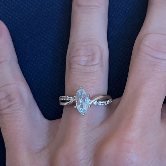 JTV Jewelry - Brazilian Aquamarine Sterling Silver Ring